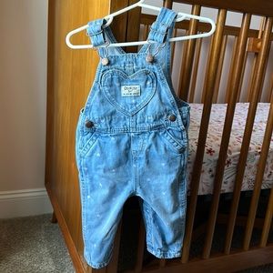 OshKosh B’gosh Heart Overalls - 6 M